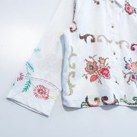 Marley embroidered linen shirt