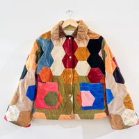 Marley Quilted Patchwork Chore Jacket