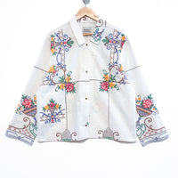 Marley embroidered linen shirt