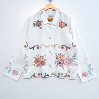 Marley embroidered linen shirt