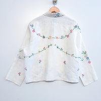 Marley embroidered linen shirt