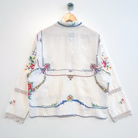 Marley embroidered linen shirt