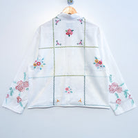 Marley embroidered linen shirt