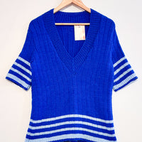 Vintage knitted short sleeve jumper