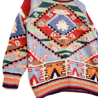 Vintage geometric jumper