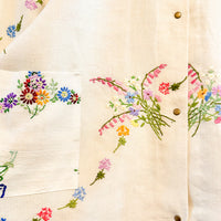 Marley embroidered linen shirt