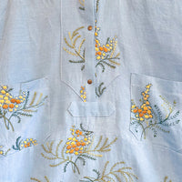 Margo Hand Embroidered Linen Dress