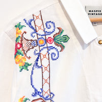 Marley embroidered linen shirt