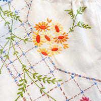 Liv embroidered linen shorts