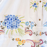 Margo Hand Embroidered Linen Dress