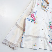 Marley embroidered linen shirt