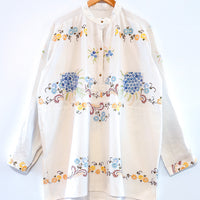 Margo Hand Embroidered Linen Dress