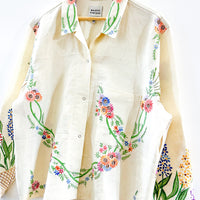 Dallas Unisex Linen Cuban Long Sleeve Shirt