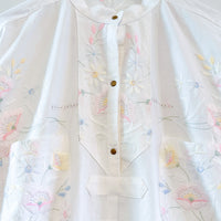 Margo Hand Embroidered Linen Dress