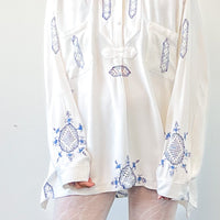 Margo Hand Embroidered Painters Shirt