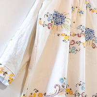 Margo Hand Embroidered Linen Dress