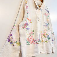 Marley embroidered linen shirt