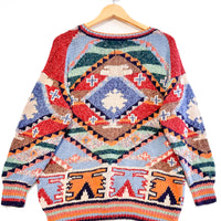 Vintage geometric jumper