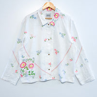 Marley embroidered linen shirt