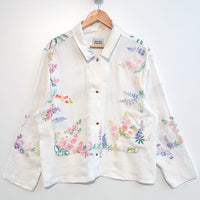 Marley embroidered linen shirt