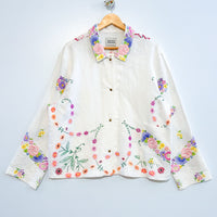 Marley embroidered linen shirt