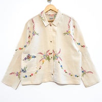 Marley embroidered linen shirt