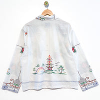 Marley embroidered linen shirt