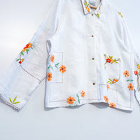 Marley embroidered linen shirt