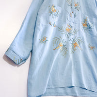 Margo Hand Embroidered Linen Dress