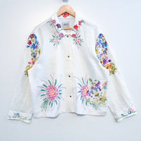 Marley embroidered linen shirt