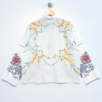 Marley embroidered linen shirt