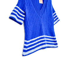 Vintage knitted short sleeve jumper