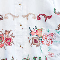 Marley embroidered linen shirt