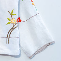 Marley embroidered linen shirt