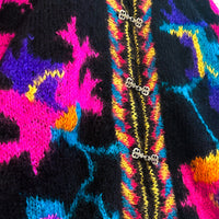 Vintage Neon Mohair Cardigan