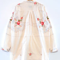 Margo Hand Embroidered Linen Dress