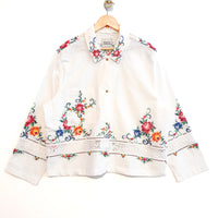 Marley embroidered linen shirt