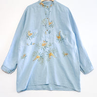 Margo Hand Embroidered Linen Dress