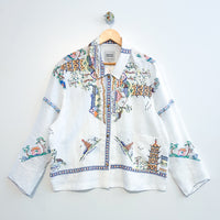 Marley embroidered linen shirt
