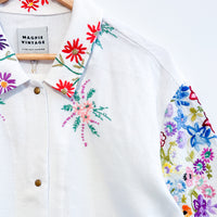 Marley embroidered linen shirt