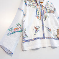 Marley embroidered linen shirt