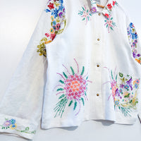 Marley embroidered linen shirt