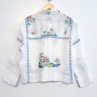 Marley embroidered linen shirt