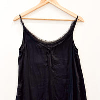 Vintage Black Slip Cami