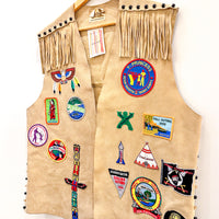 Vintage Scout Suede Tassel Waistcoat