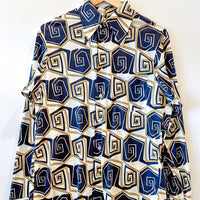 Vintage Spiral Print Shirt
