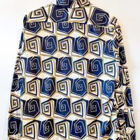 Vintage Spiral Print Shirt