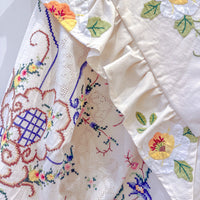 Goldie Embroidered Linen Top