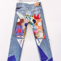 Reworked Patchwork Levi’s 501’s
