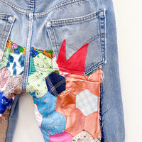 Reworked Patchwork Levi’s 501’s